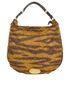 Tiger Print Rosie Hobo, front view